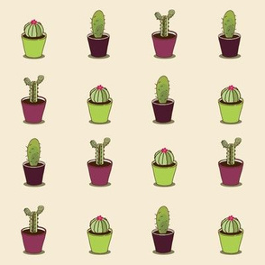 Cute cactus pattern