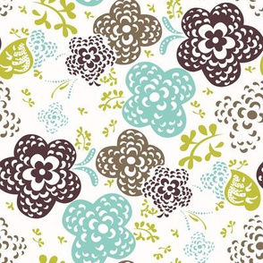 Abstract floral pattern