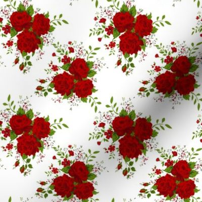 Red rose pattern