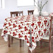 Red roses pattern