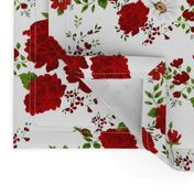 Red roses pattern