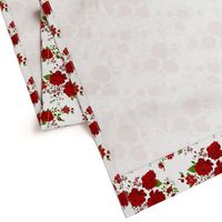 Red roses pattern