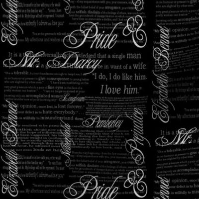 Pride & Prejudice Text (in Black)