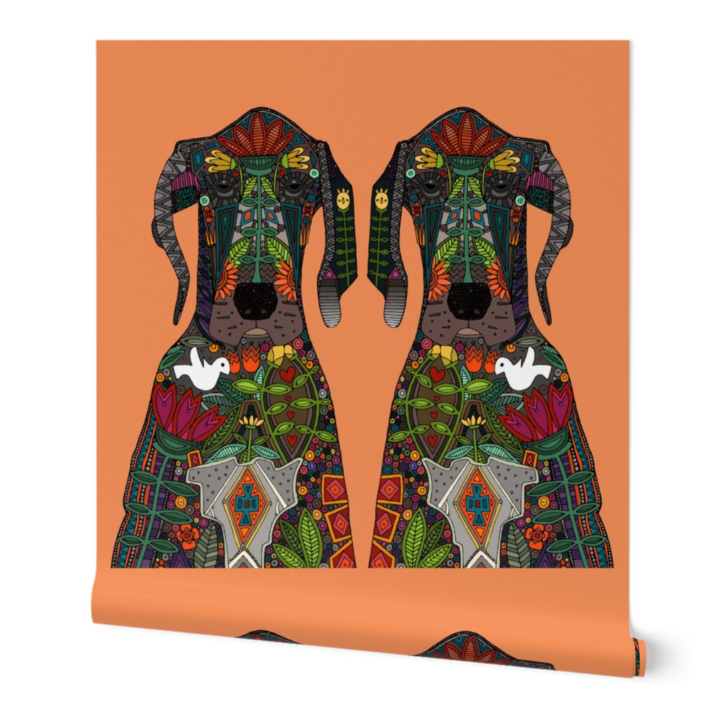 Great Dane Love tangerine swatch