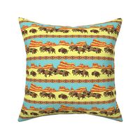 Southwestern Buffalo Stripe Small Scale