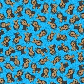 Yorkie Party (Blue Small)