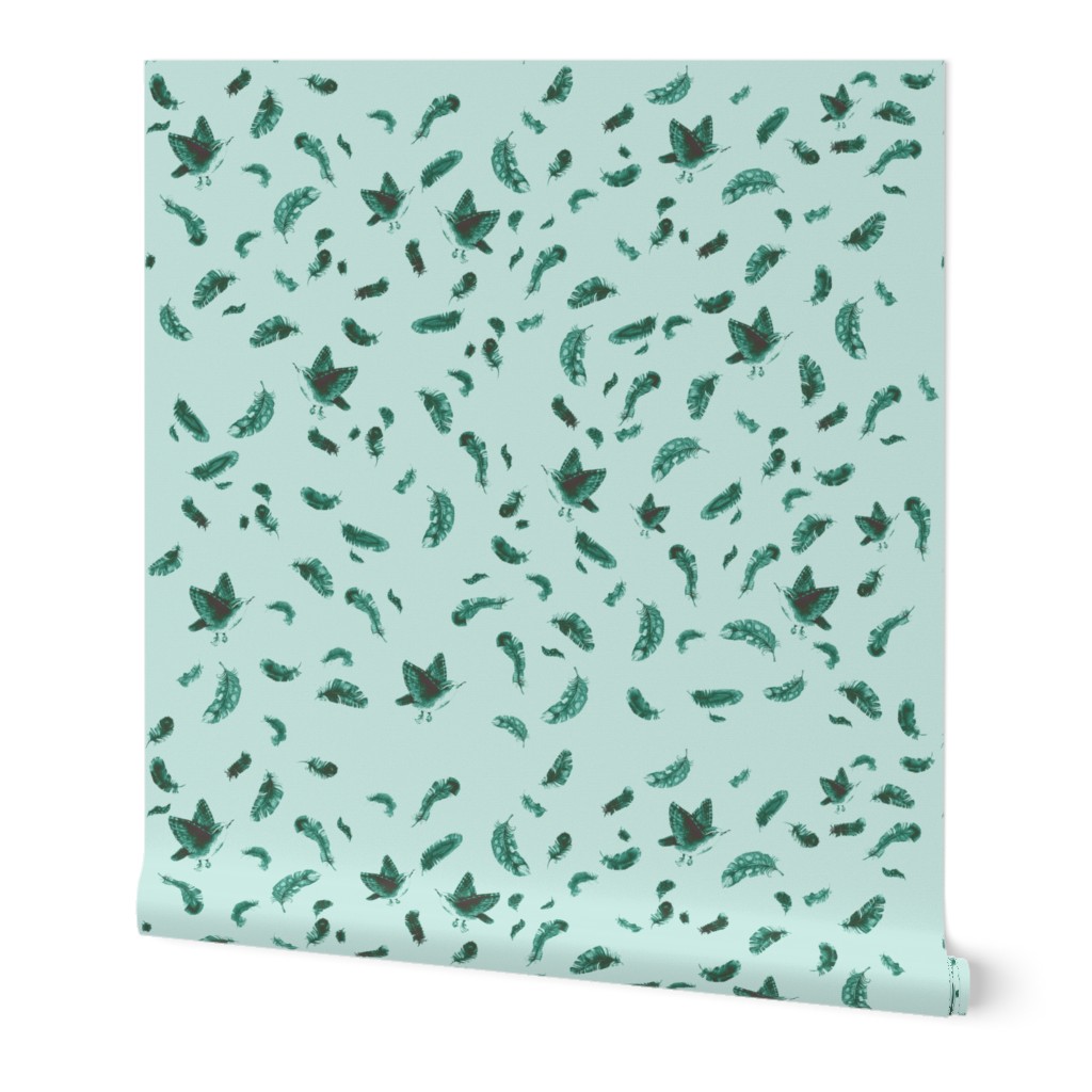 Sparrow Feather Pale Green