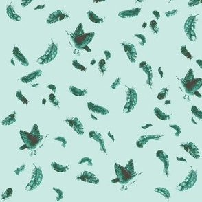 Sparrow Feather Pale Green