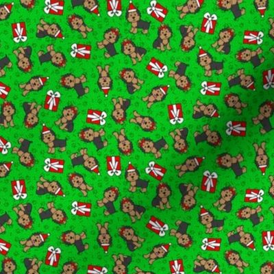 Merry Yorkie (Green Small)