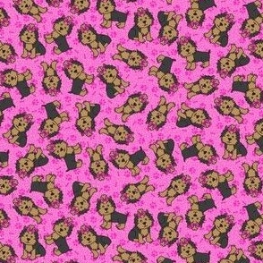 Yorkie Party (Pink Small)