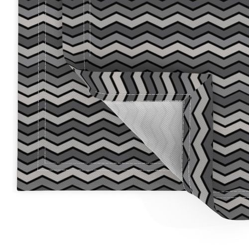 YUMMY CHEVRONS SHADES OF GRAY