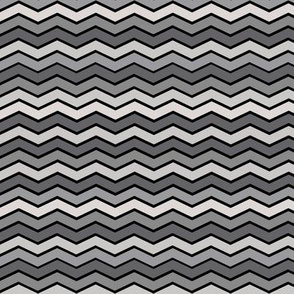 YUMMY CHEVRONS SHADES OF GRAY