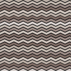 YUMMY CHEVRONS TAUPE TONES