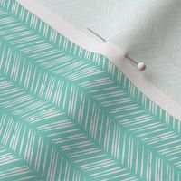 Herringbone: Aqua