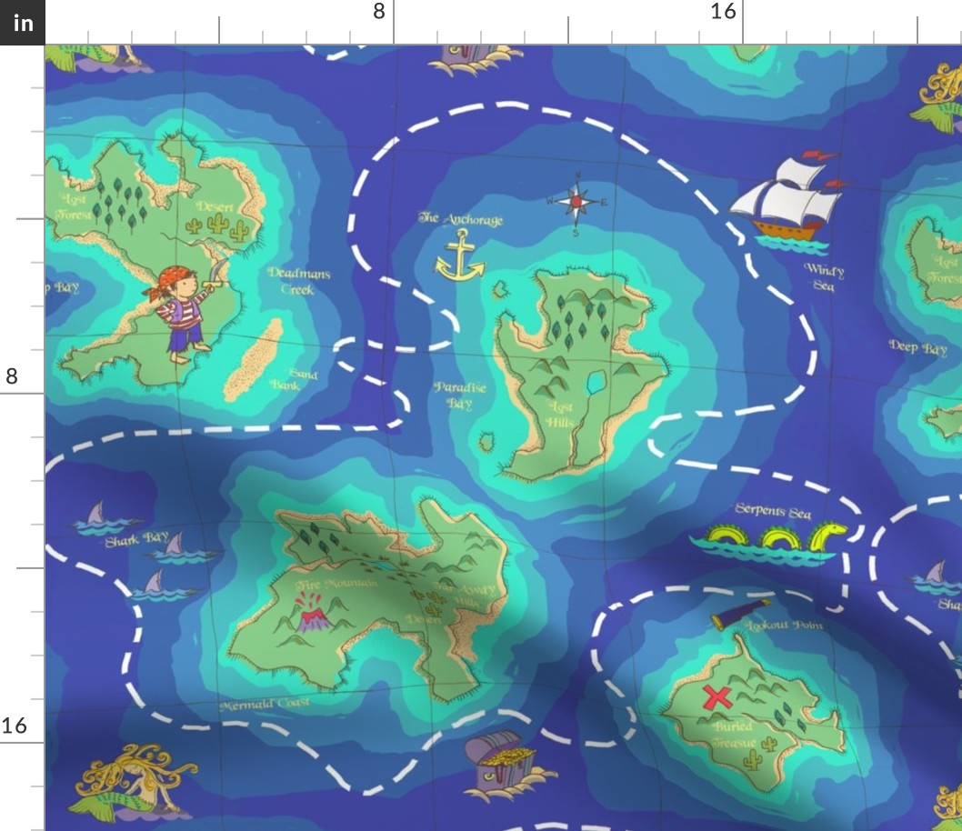 The Pirate Treasue Map