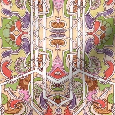 Nouveau Deco Kaleidoscope Mash Up