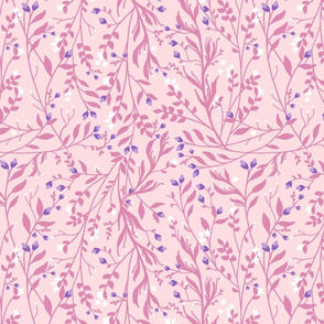 Regency Floral Vine Pink