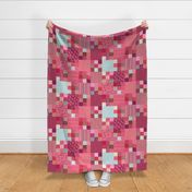 Pink Patchwork fabric