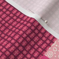 Pink Patchwork fabric