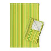 Narrow Yellow and Green Zigzag Stripe