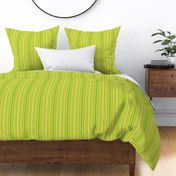 Narrow Yellow and Green Zigzag Stripe