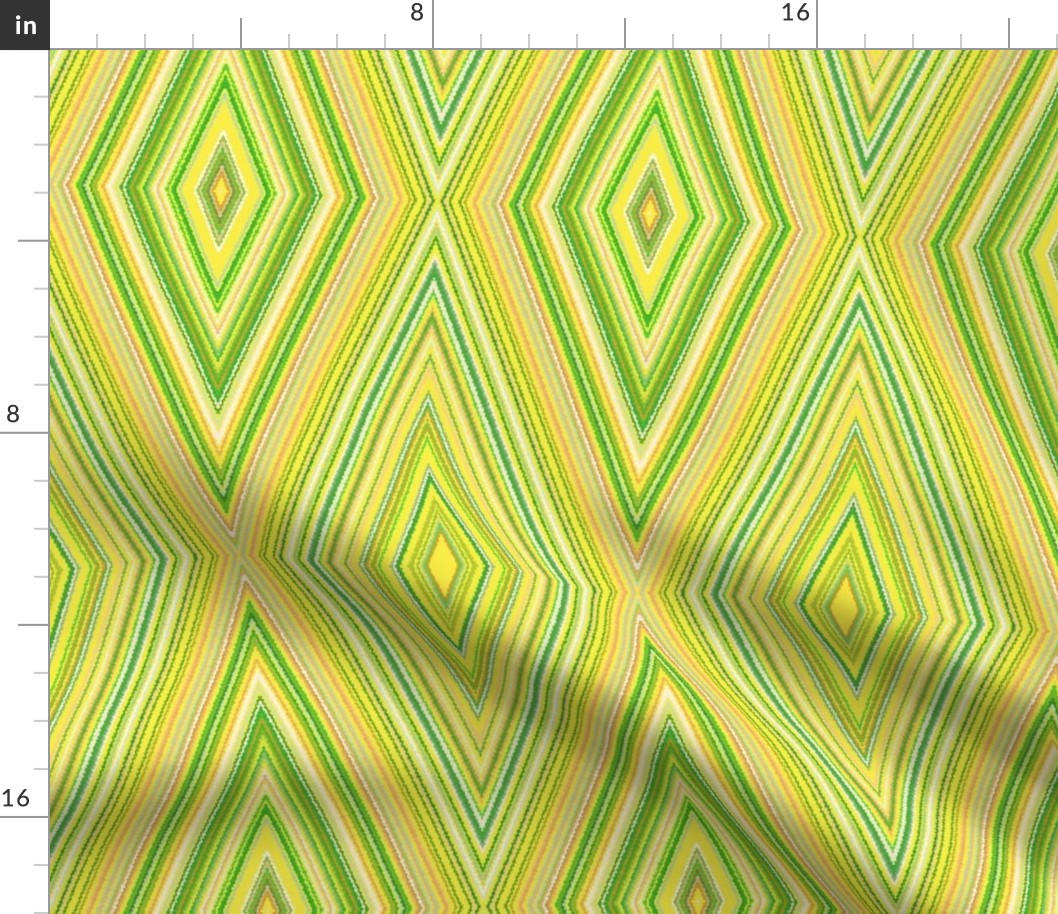Yellow and Green Harlequin