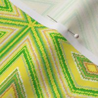 Yellow and Green Tribal Pattern