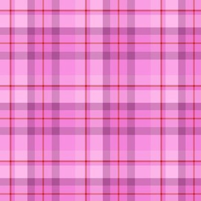 Pink Red Plaid