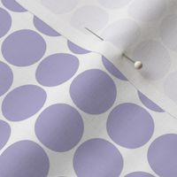 dots light purple and white