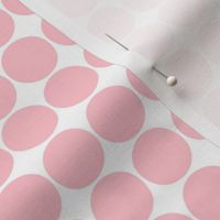 dots light pink and white