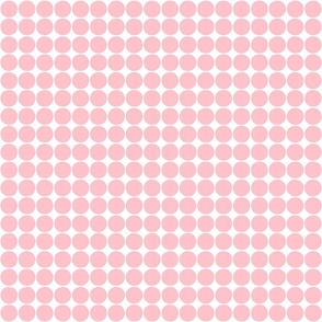 dots light pink and white