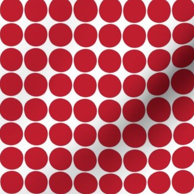 dots red and white