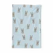 Sweet Rabbit on Blue