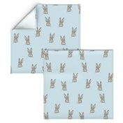 Sweet Rabbit on Blue