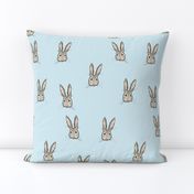 Sweet Rabbit on Blue