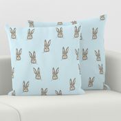 Sweet Rabbit on Blue