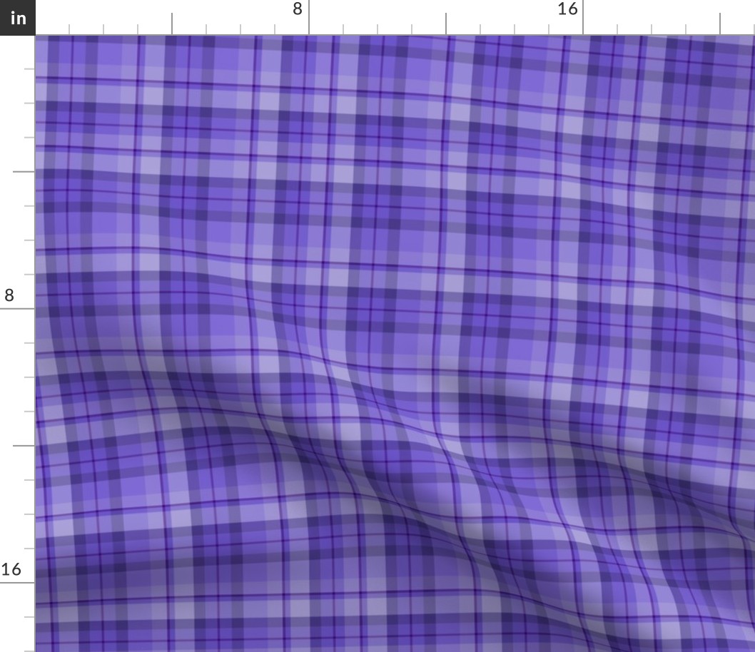 Blueberry Purple Plaid