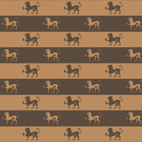 Lion Passant Stripes ~ Original Palette 