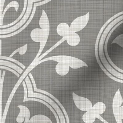 Norman Vines ~ Pewter Linen Luxe 