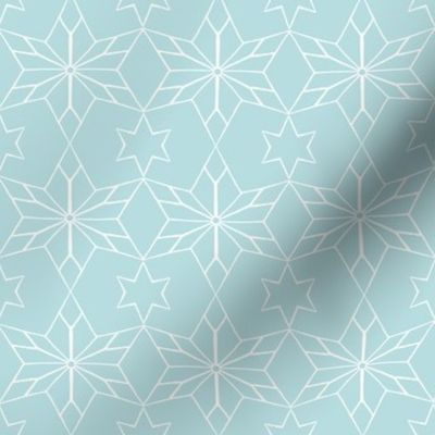 Rustic Star on Soft Blue