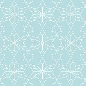 Rustic Star on Soft Blue