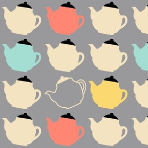 Teapots - grey