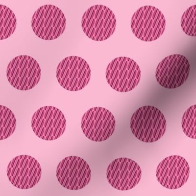 Pink Polka Dots with Stripes