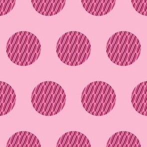 Pink Polka Dots with Stripes