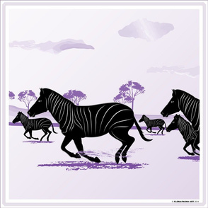 Zeal of Zebras Pillow