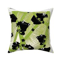 Army of Frogs Pillow