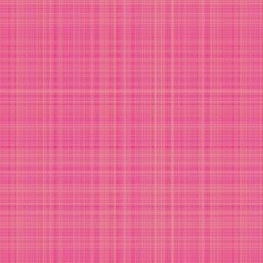 Pink and Gold Plaid