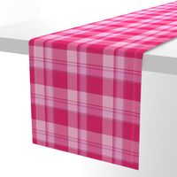 Bright Pink Tartan Plaid