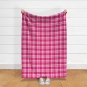 Bright Pink Tartan Plaid