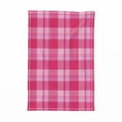 Bright Pink Tartan Plaid